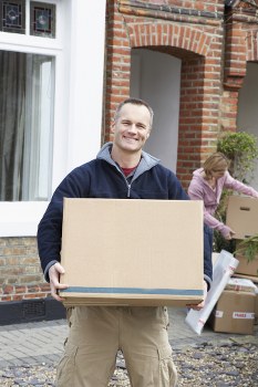 Moving truck in Roehampton ready for a local home relocation