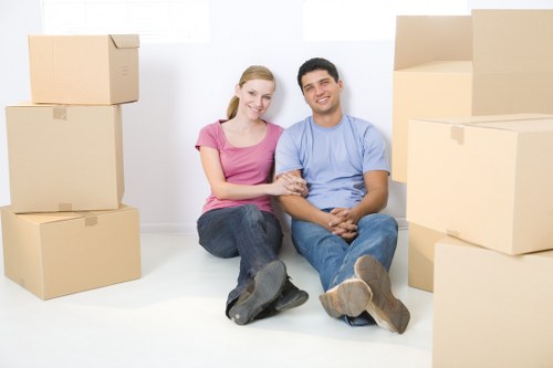 Professional movers preparing same day removals in Roehampton