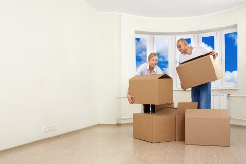 Risk assessment being carried out before a Man And A Van Roehampton move