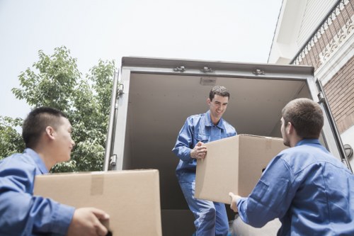 Local man with van helping with furniture transport in Roehampton