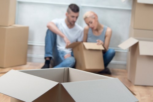 Unpacking service arranging essentials in a new Roehampton home